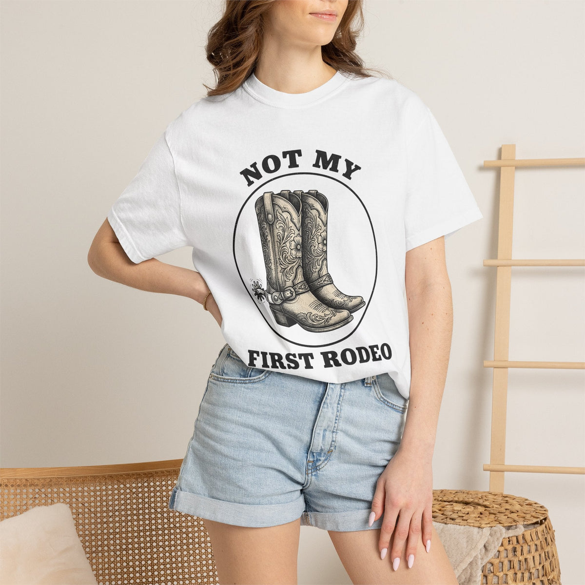 Leather Boots Shirt Cowgirl Rodeo Gift for Women Classic product image 6