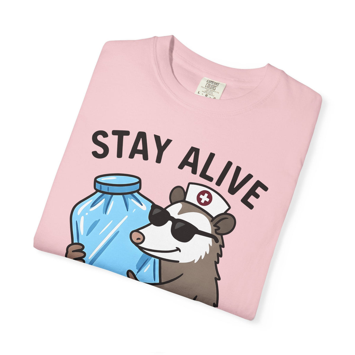 Opossum Nurse Shirt Nurses Humor Unisex Gift Cartoon Tee product image 11