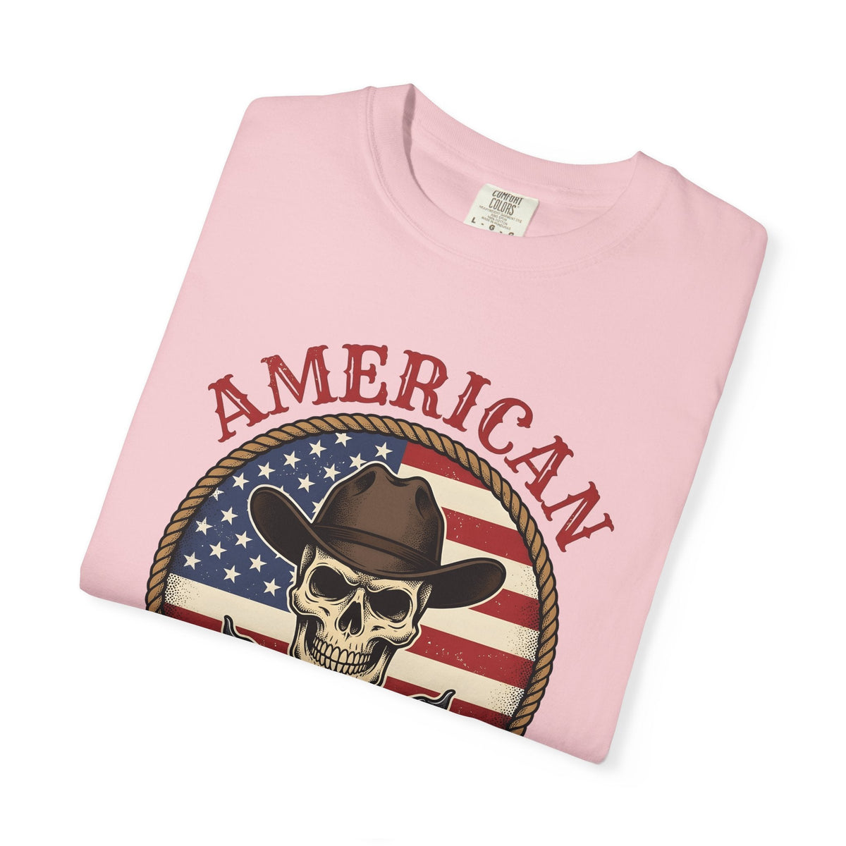 Western Skull Shirt America Cowboy Unisex Gift Antique Tee product image 11