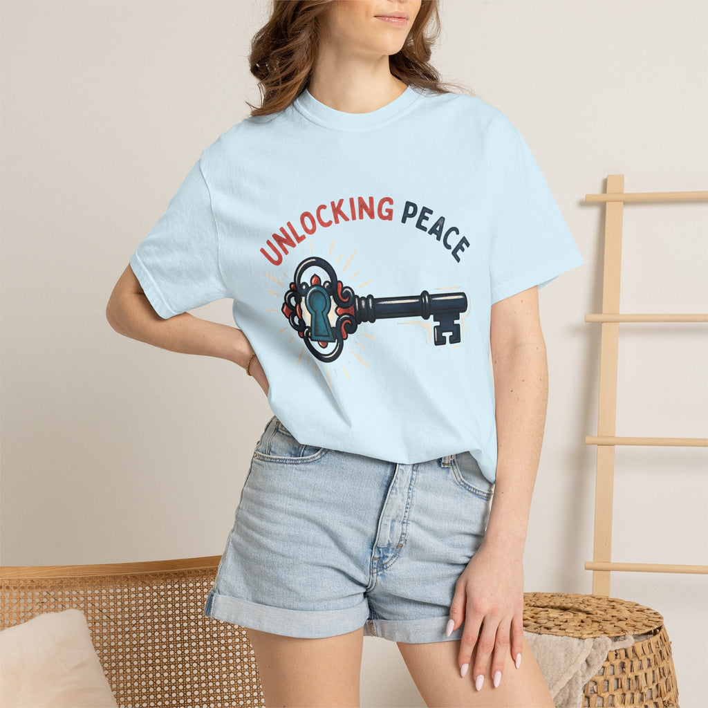 Vintage Key Shirt Boho Chic Spiritual Unisex Gift Hand product image 9
