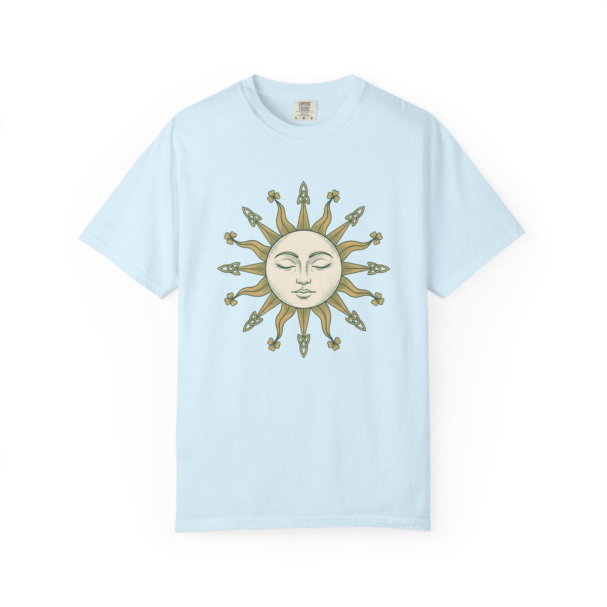 Sun Face Shirt St Patrick's Day Celestial Unisex Gift Boho product image 2