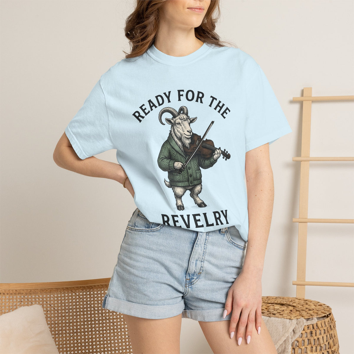Goat Shirt St Patrick's Day Wildlife Unisex Gift Retro Tee product image 9