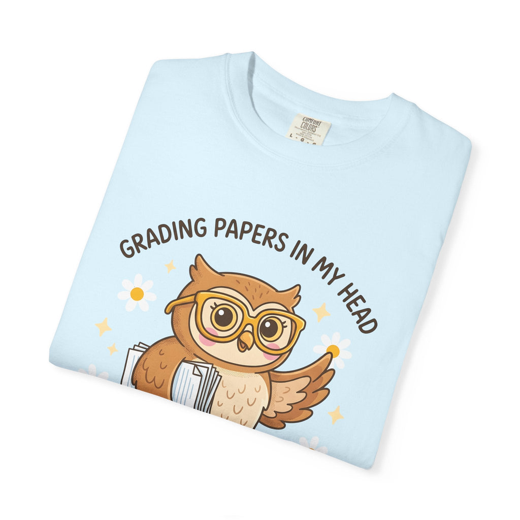 Owl Glasses Shirt Teachers Animal Unisex Gift Cute Tee product image 8
