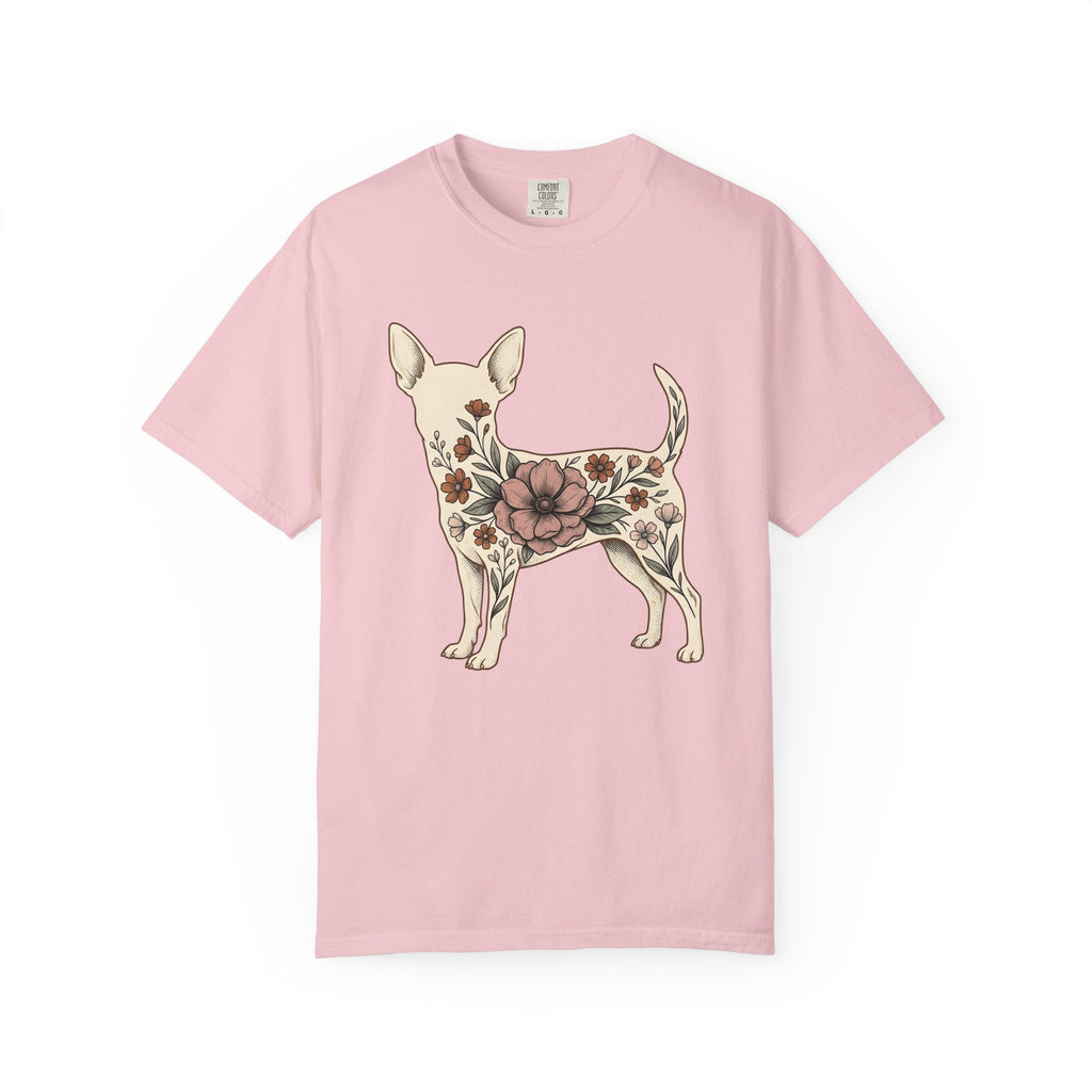 Chihuahua Bloom Shirt Dog Bouquet Unisex Gift Garden Tee product image 3