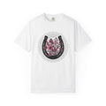Horse Shoe Floral Shirt Cowgirl Ranch Gift for Women Folk Tee Horseshoe T-Shirt