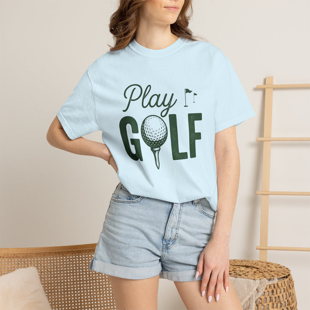 Golf Ball Tee Shirt Hiking Unisex Gift Hand Drawn Golfing product image 9