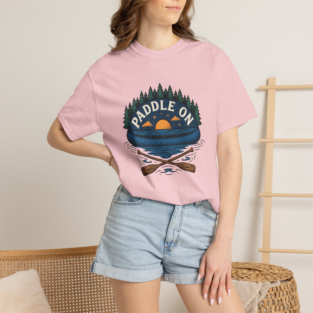 Paddle Boat Sunset Shirt Sports Exploration Unisex Gift product image 12