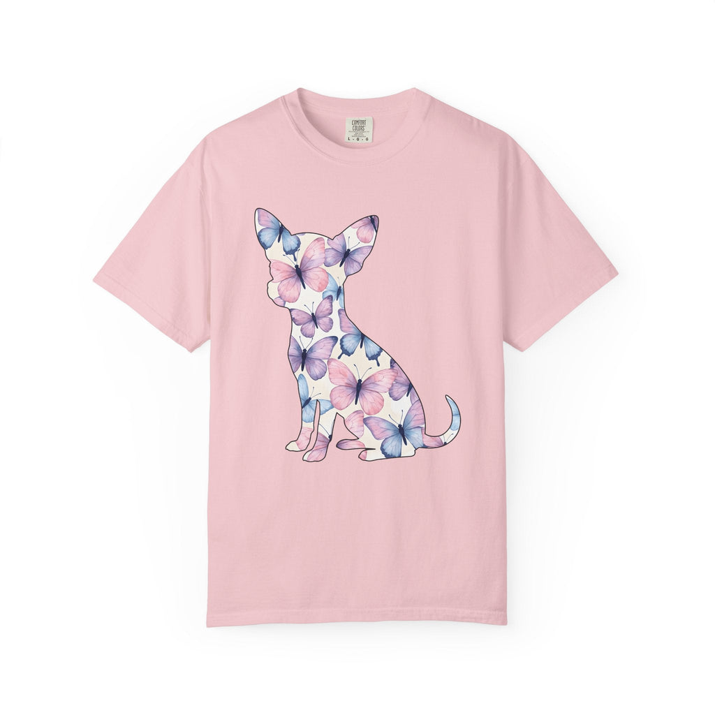 Chihuahua Butterfly Design Shirt Dog Fauna Gift Women product image 3