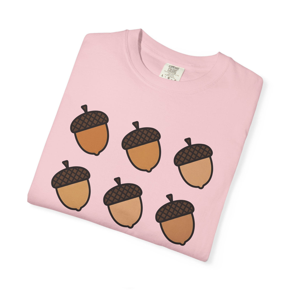 Acorn Print Comic T-Shirt – Cute Fall Autumn Oak Design product image 11