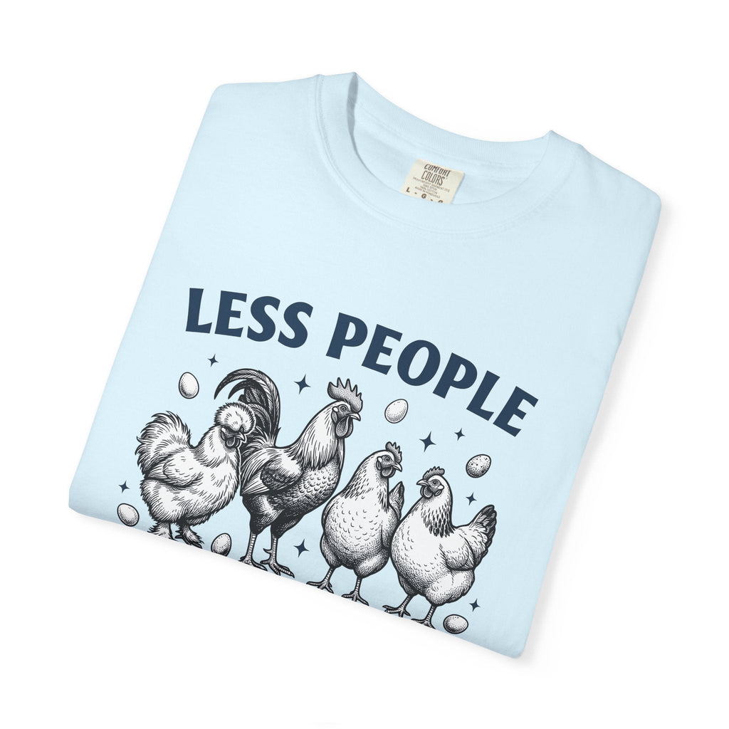 Chicken Group Shirt Farm Unisex Gift Hand Drawn Tee Flock product image 8