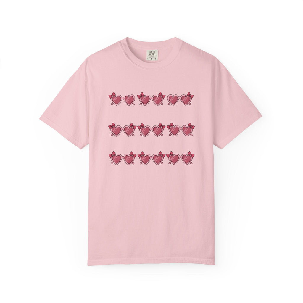 Heart Glasses Shirt Moms Adorable Gift for Women Cartoon product image 3