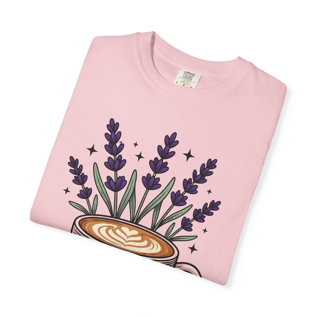 Espresso Cup Shirt Coffee Petals Unisex Gift Cartoon Tee Coffee Mug T-Shirt