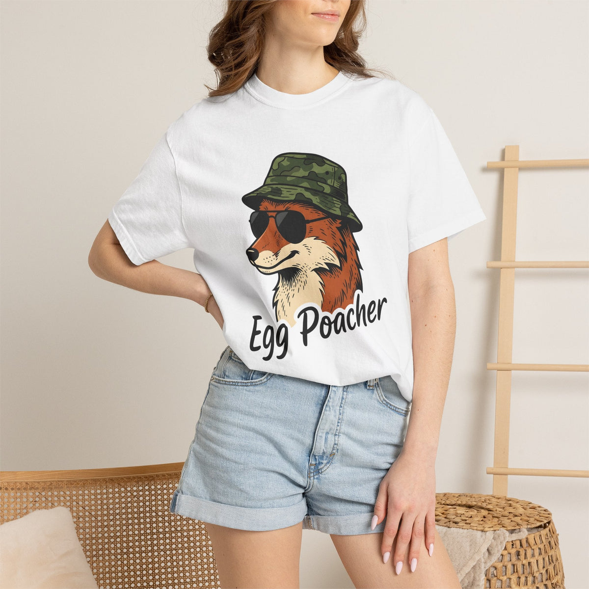Fox Glasses Shirt Easter Fauna Unisex Gift Caricature Tee product image 6