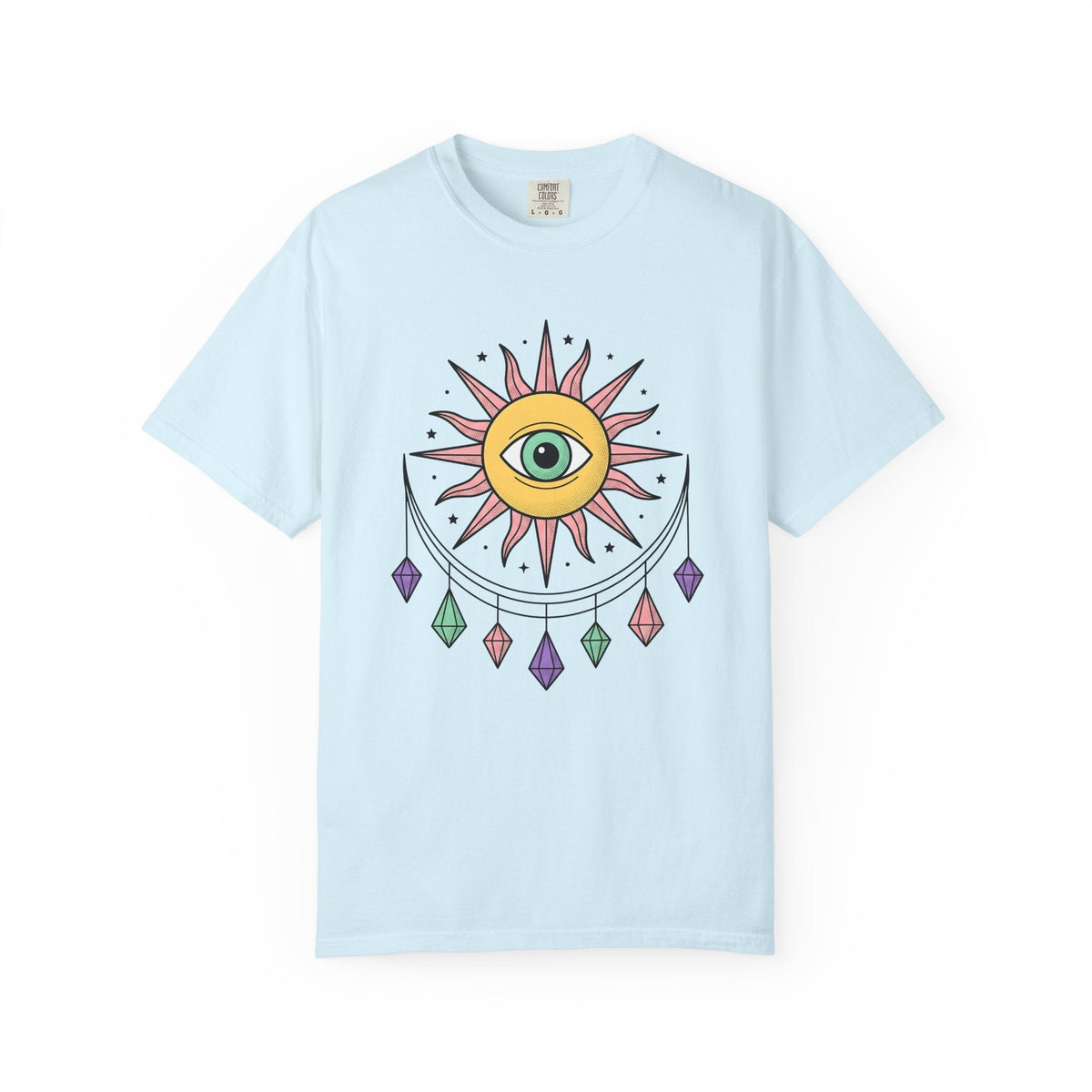 Sun Eye Shirt Boho Chic Metaphysical Unisex Gift Spiritual product image 2