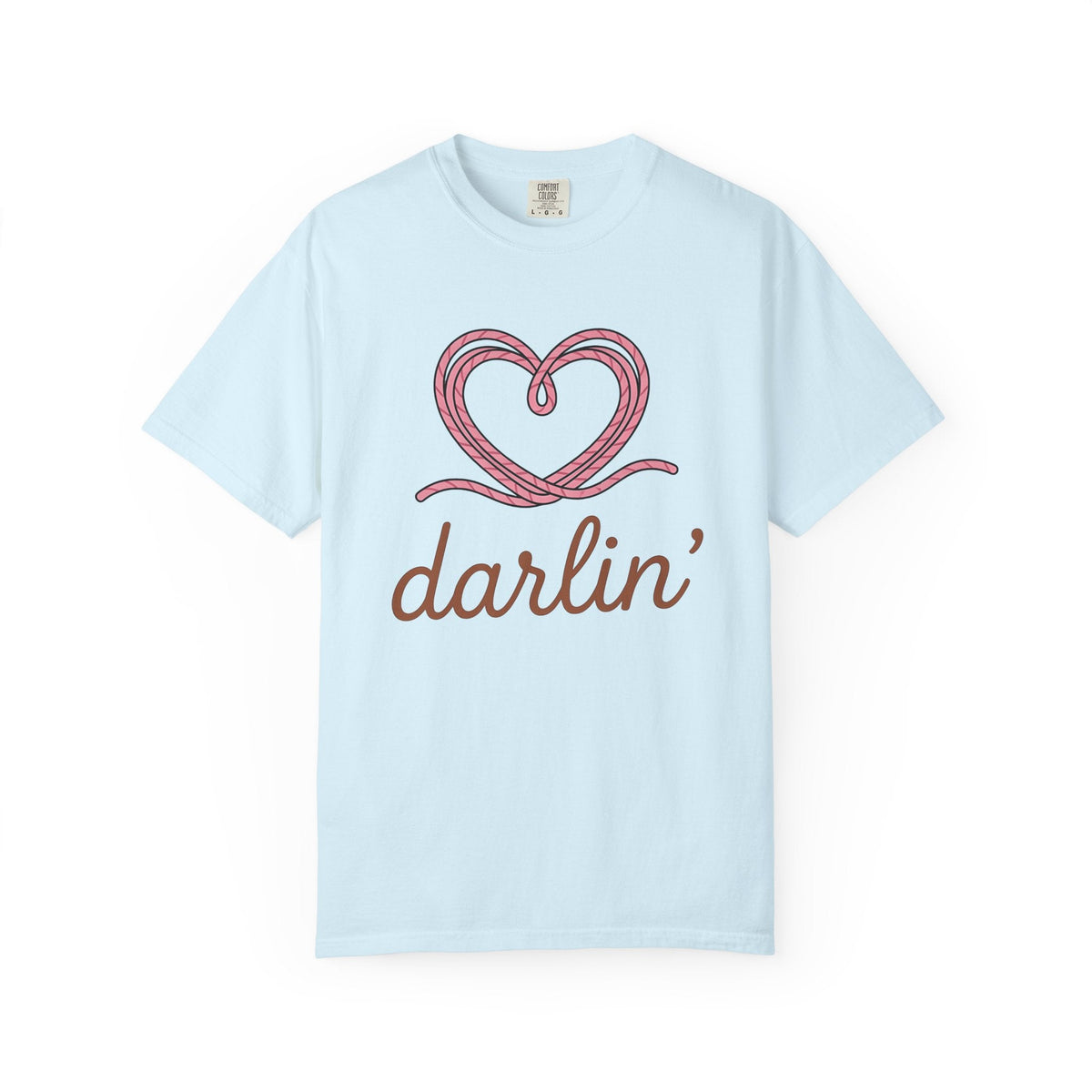 Rope Heart Shirt Cowgirl Ranch Gift Women Simple Tee product image 2