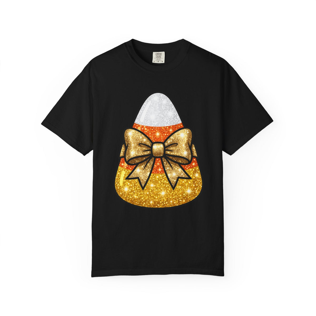 Candy Corn Shirt Halloween Treats Unisex Gift Shimmer Tee product image 4