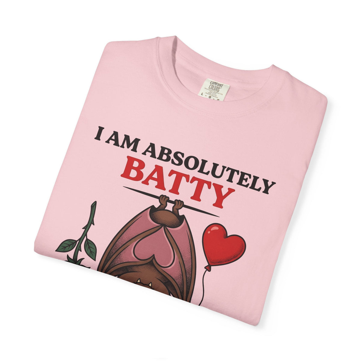 Bat Love Shirt Valentine Wildlife Unisex Gift Comic Tee product image 12