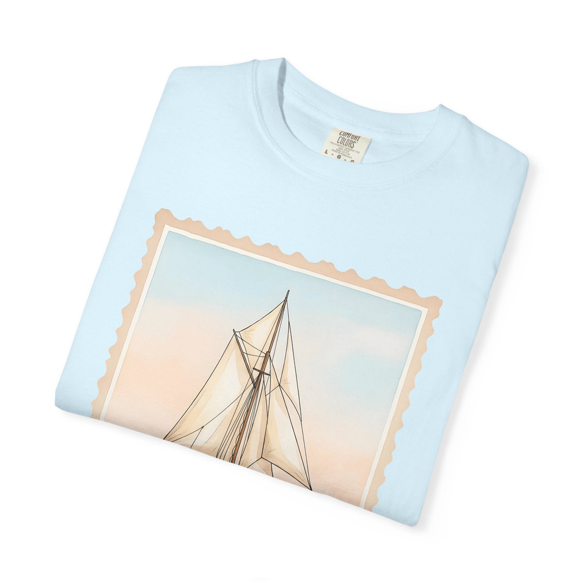Sailboat Shirt Nautical Travel Unisex Gift Watercolor Tee product image 8
