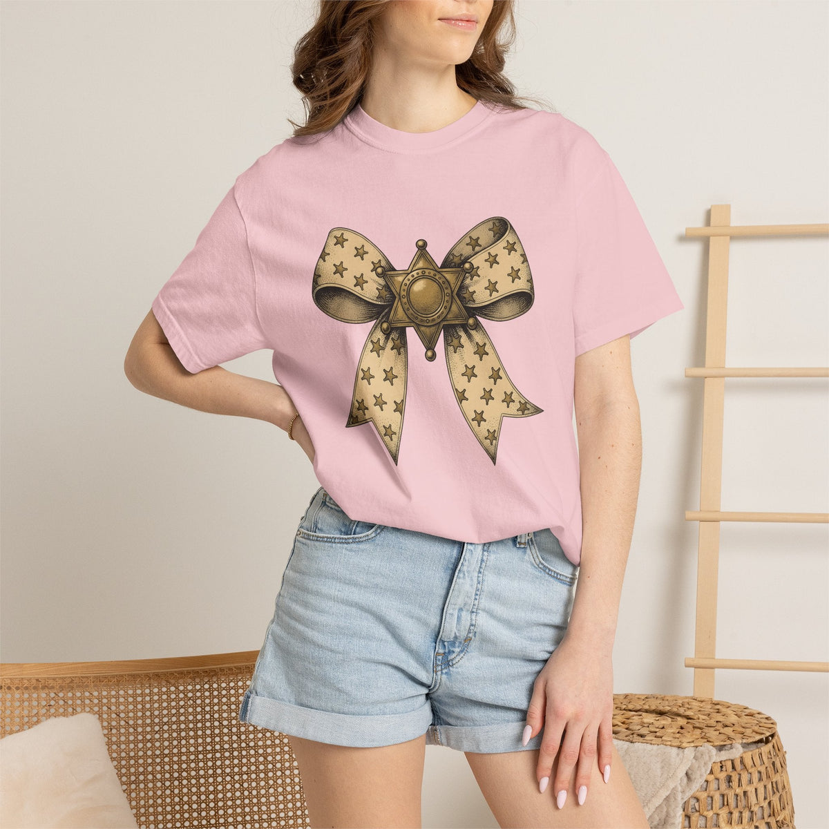 Marshal Star Bow Shirt Cowgirl Western Show Gift for Women product image 12