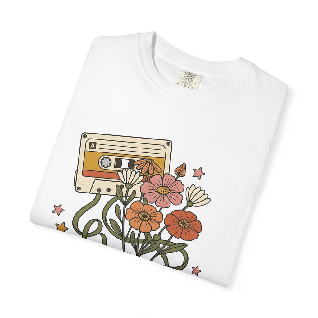 Cassette Tape Blooms Shirt Boho Chic Instruments Unisex product image 5