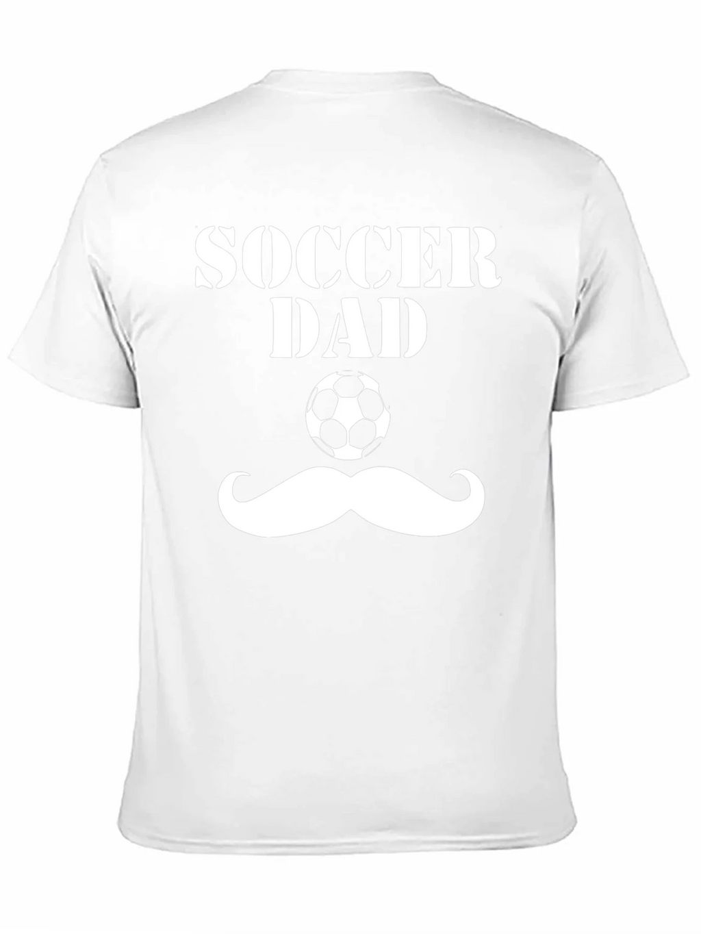 Soccer Dad T-Shirt Funny Mustache Football Tee product image 1