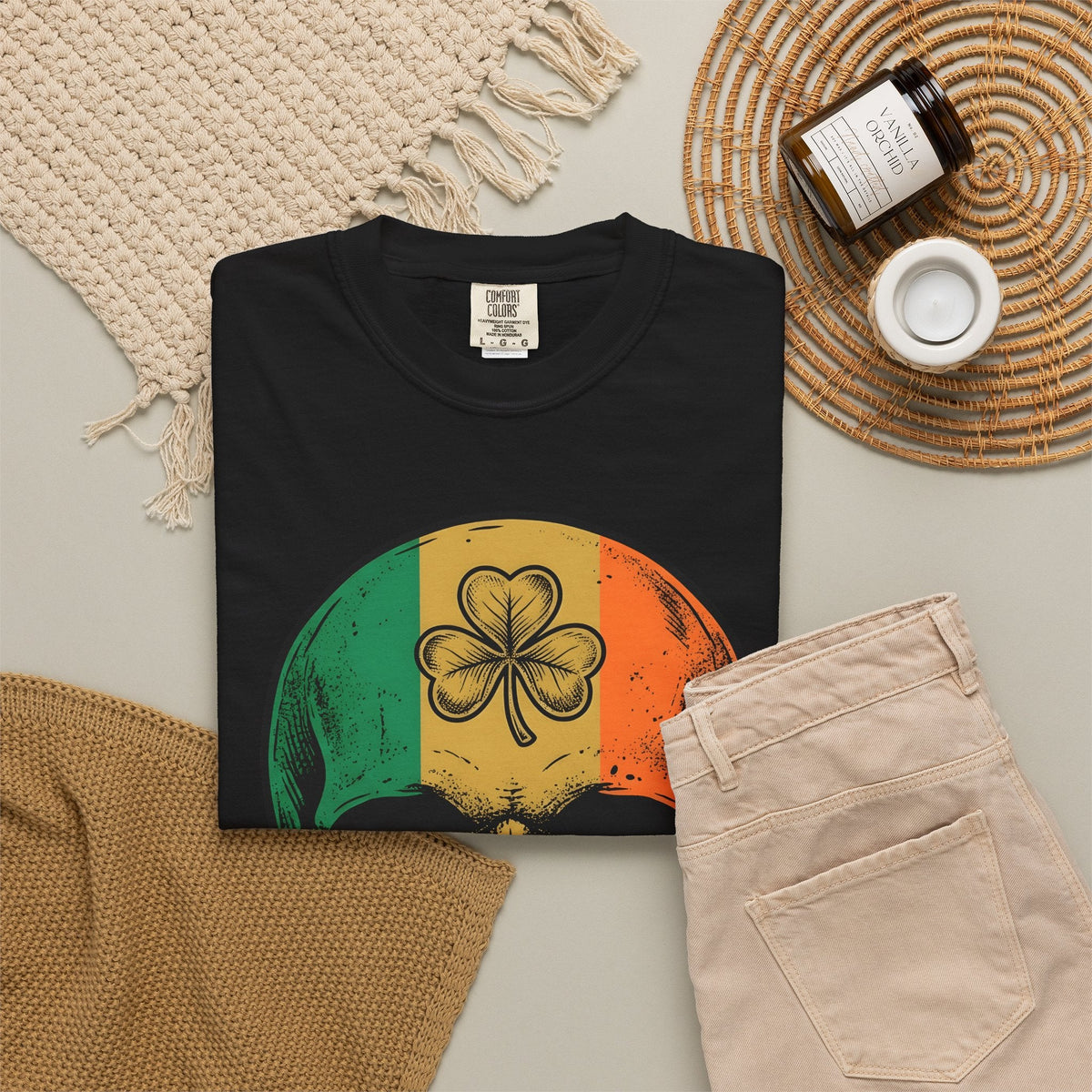 Skull Green Clover Shirt St Patrick's Day Emerald Unisex product image 16