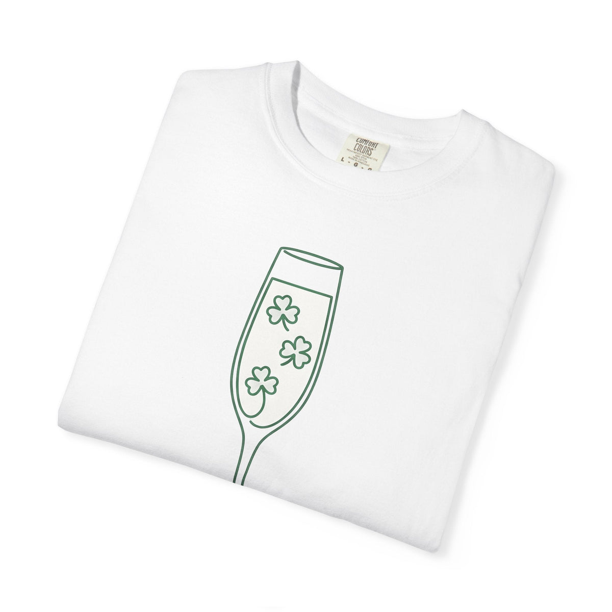 Champagne Flute Shirt St Patrick's Day Celebration Unisex product image 5