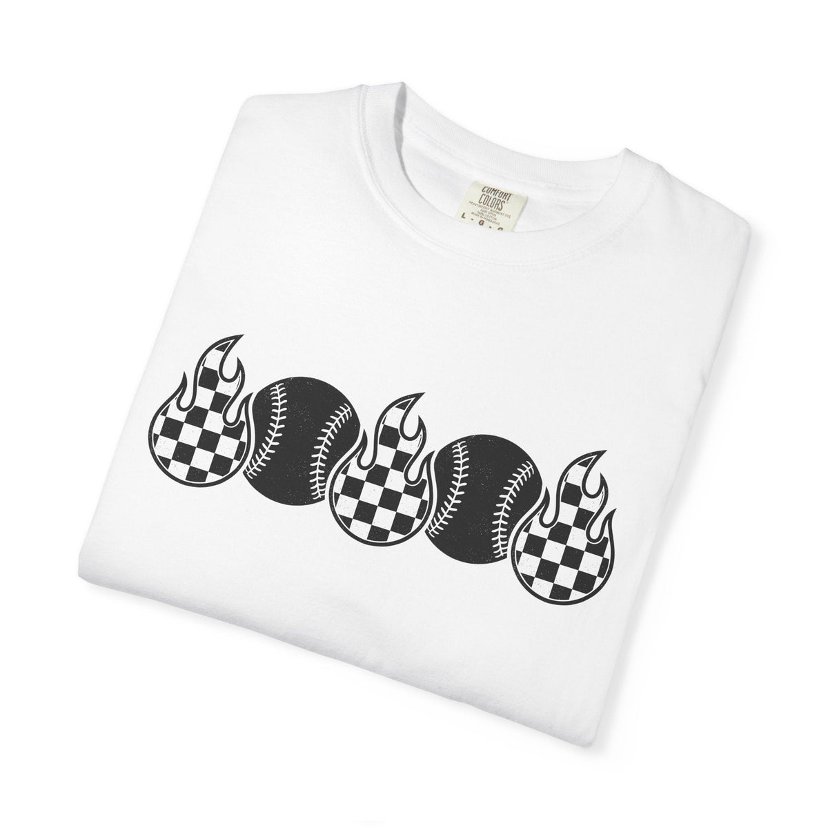 Baseball Flames Shirt Moms Competition Gift for Women product image 5