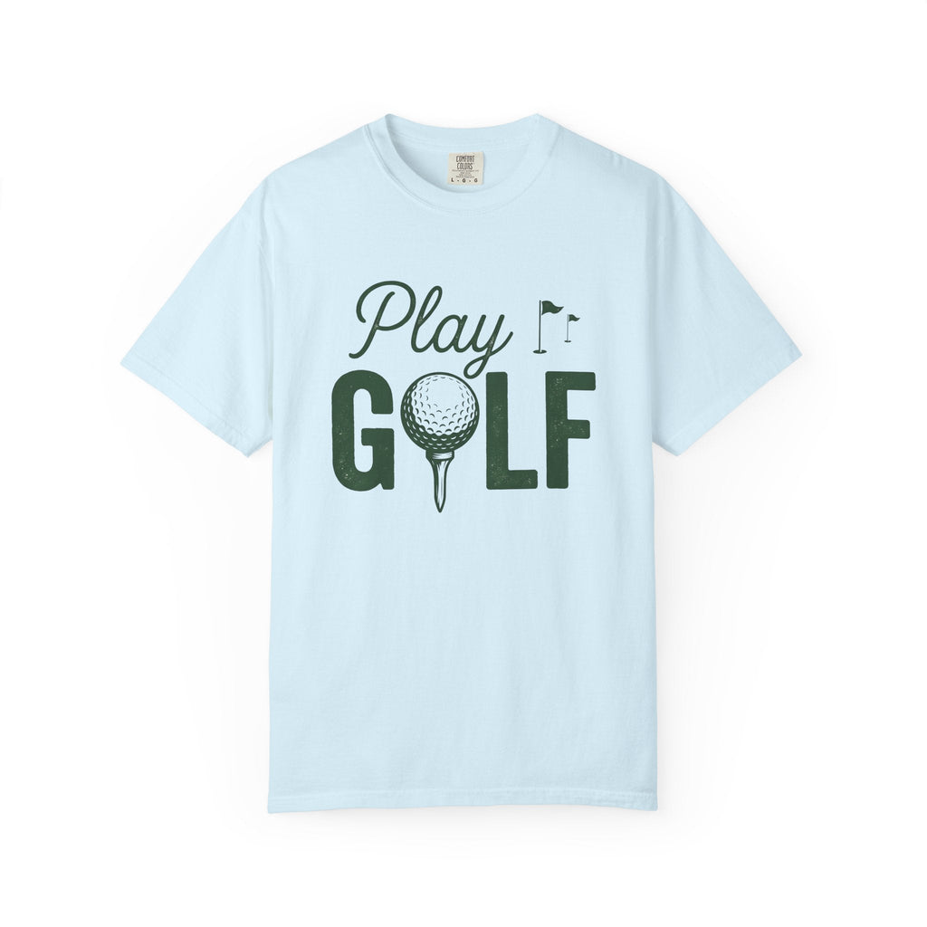 Golf Ball Tee Shirt Hiking Unisex Gift Hand Drawn Golfing product image 2