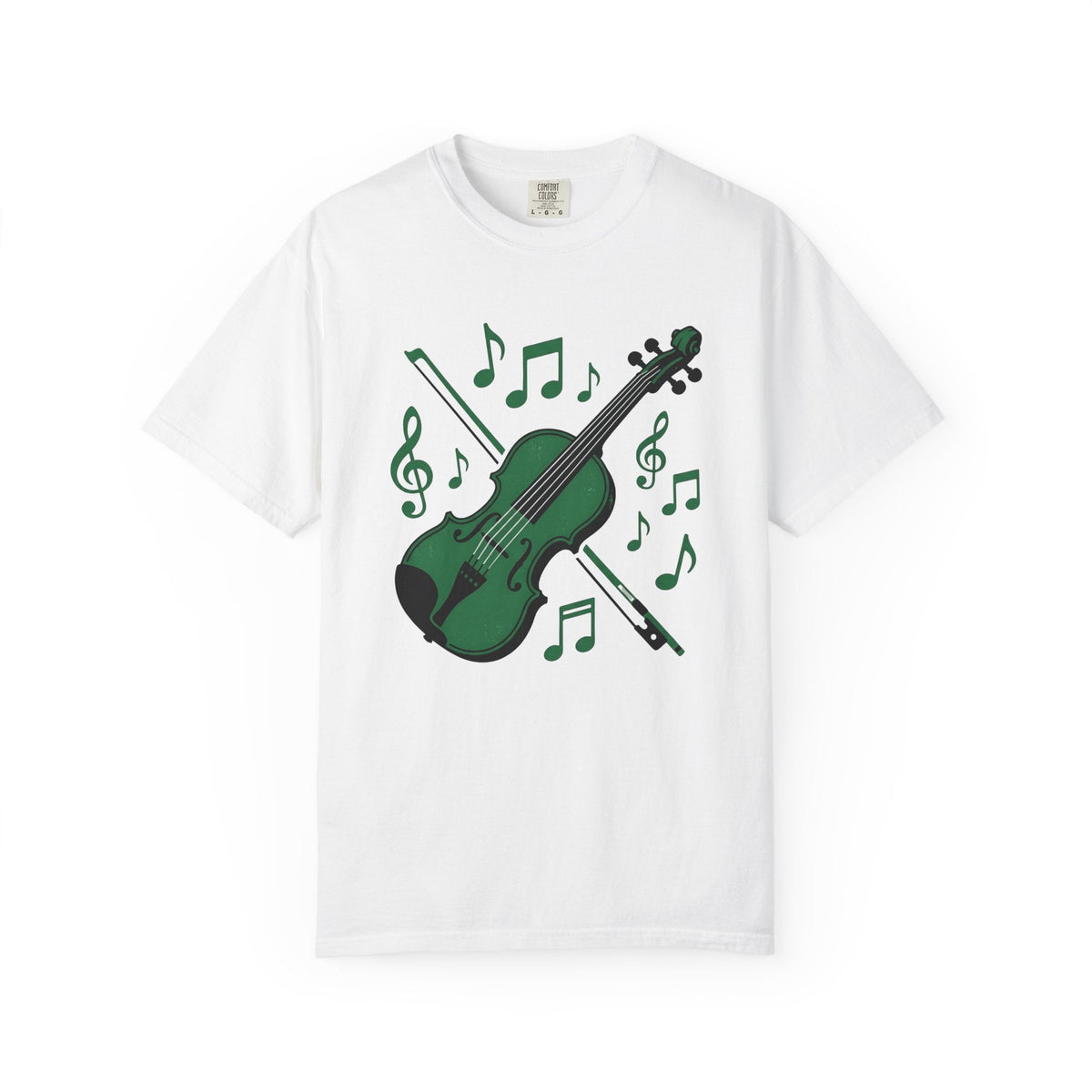 Green Fiddle Shirt St Patricks Day Song Gift Women Graphic product image 1