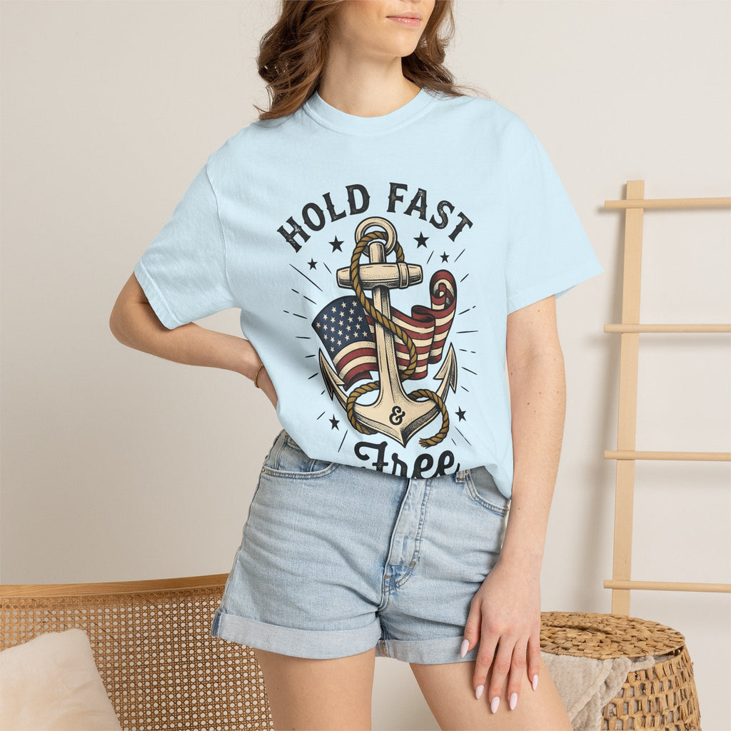 Anchor Flag Shirt America Nautical Unisex Gift Vintage Tee product image 9