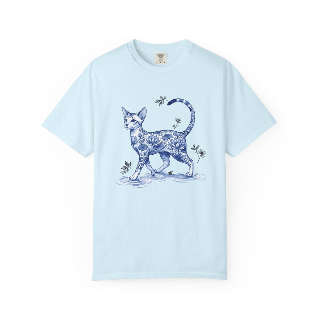 Flower Cat Shirt Unisex Gift Floral Tee Kitty T-Shirt Fan product image 2