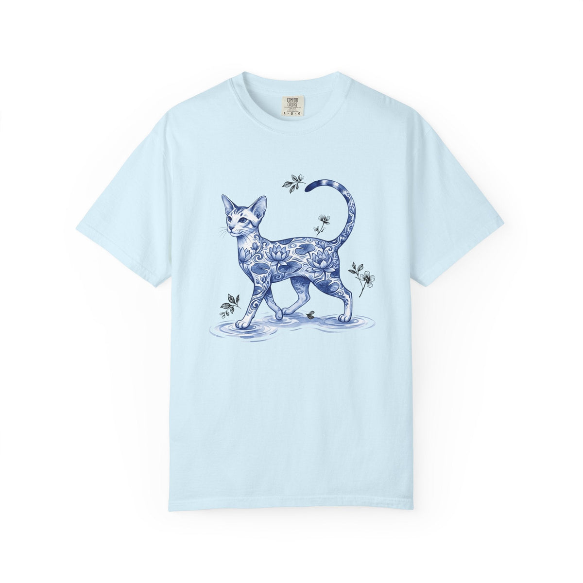 Flower Cat Shirt Unisex Gift Floral Tee Kitty T-Shirt Fan product image 2