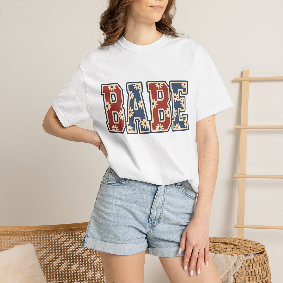 Large Bloom Text Shirt America/4th Of July Independence product image 6