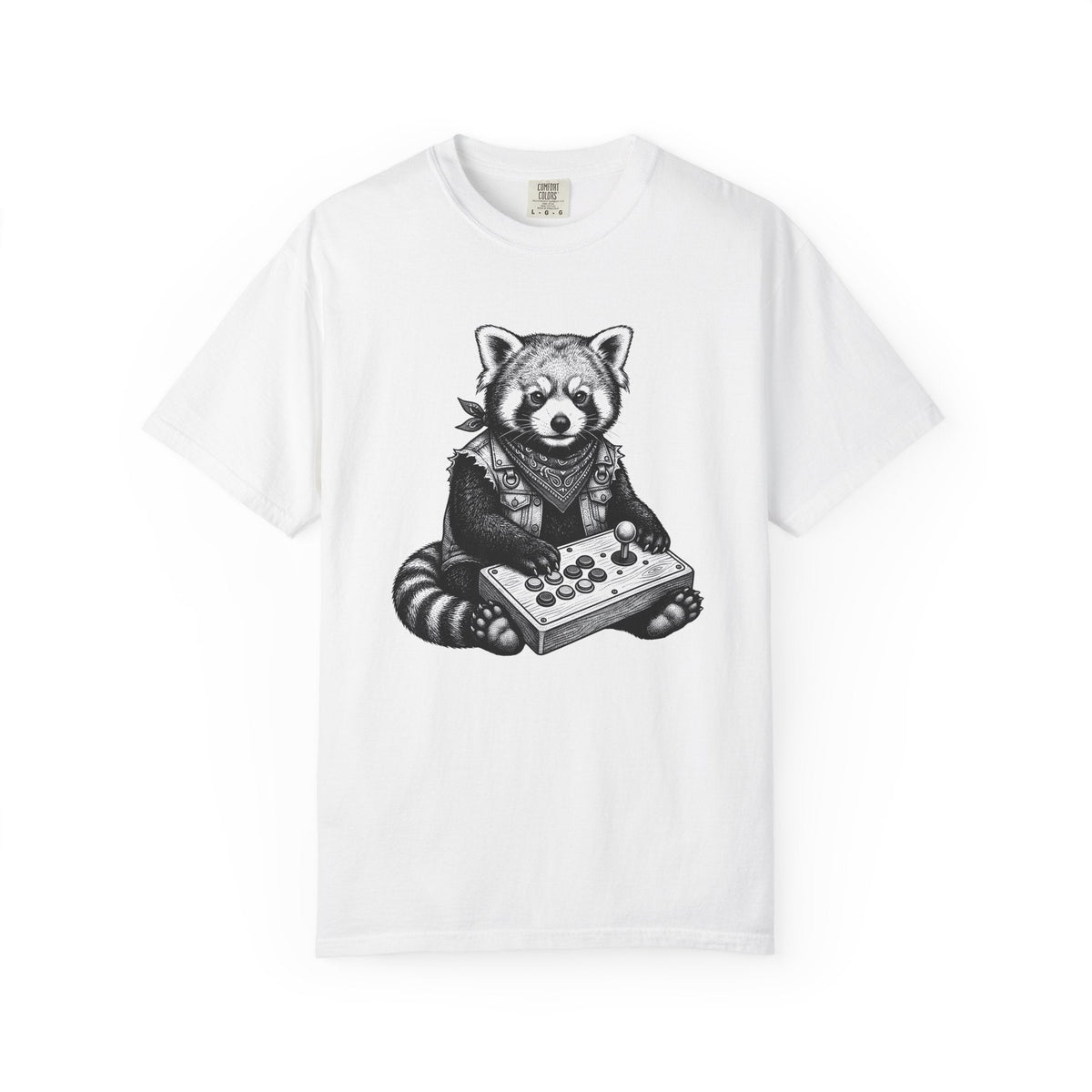 Red Panda Shirt Animals Gaming Unisex Gift Hand Drawn Tee product image 1