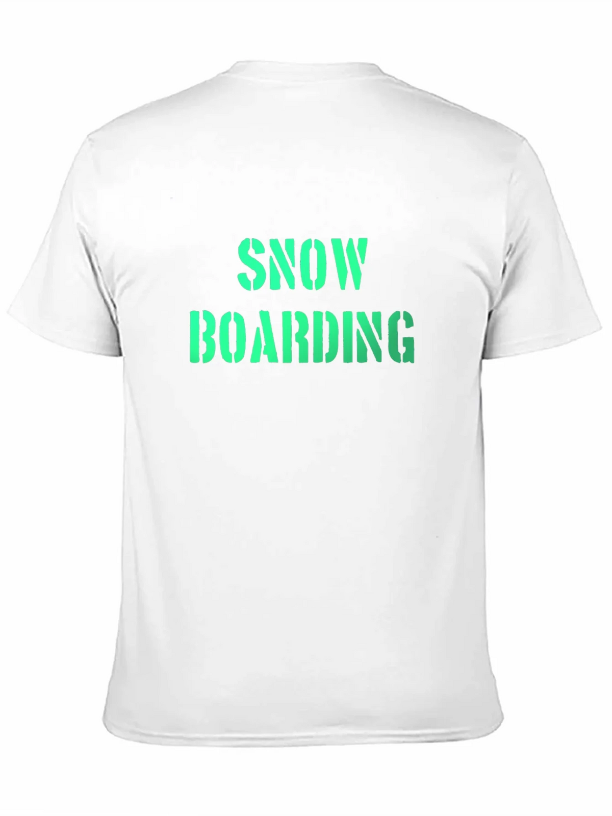 Snowboarding Graphic Black T-Shirt product image 3
