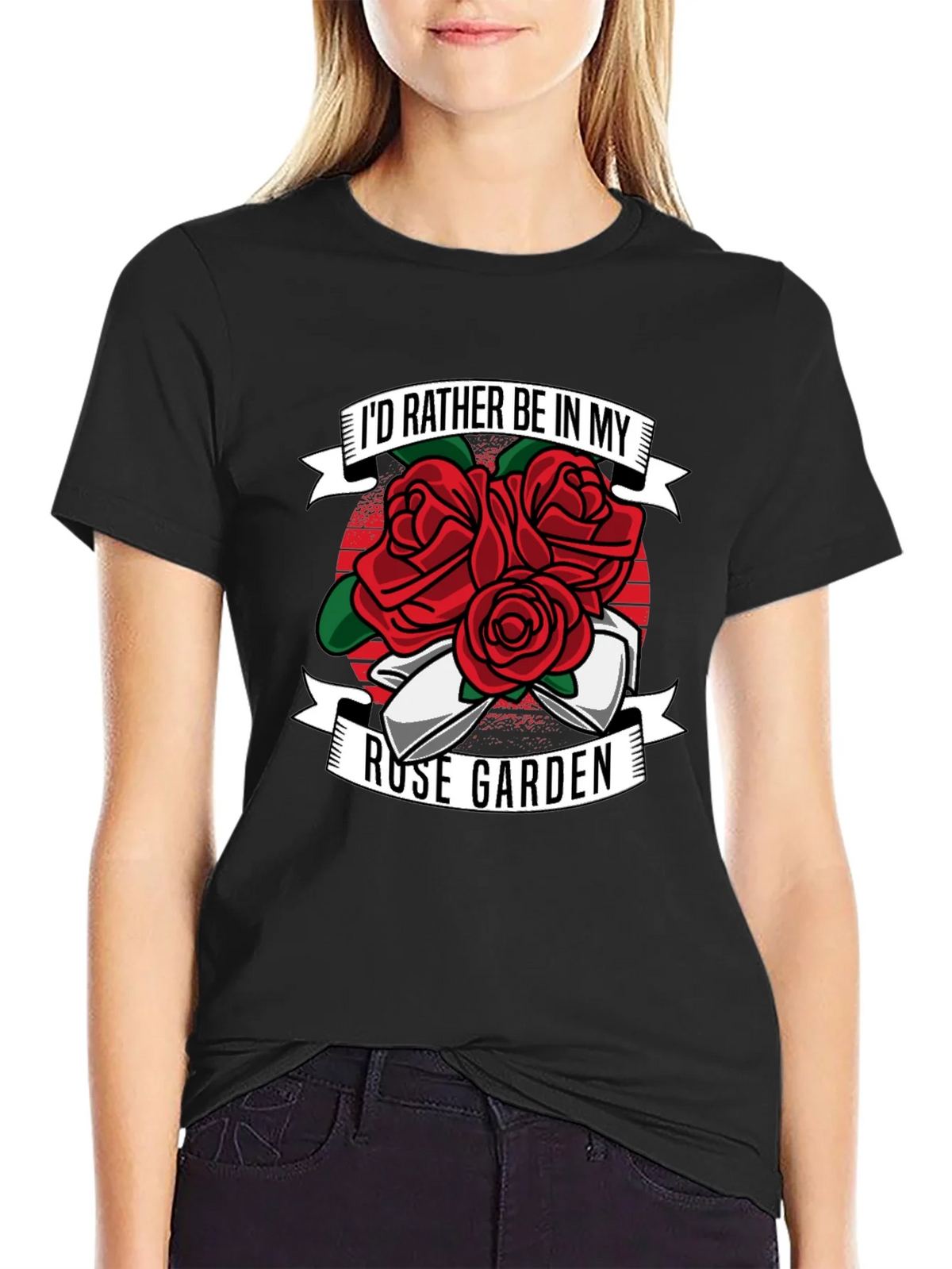 Rose Garden T-Shirt - Floral Graphic Tee product image 2