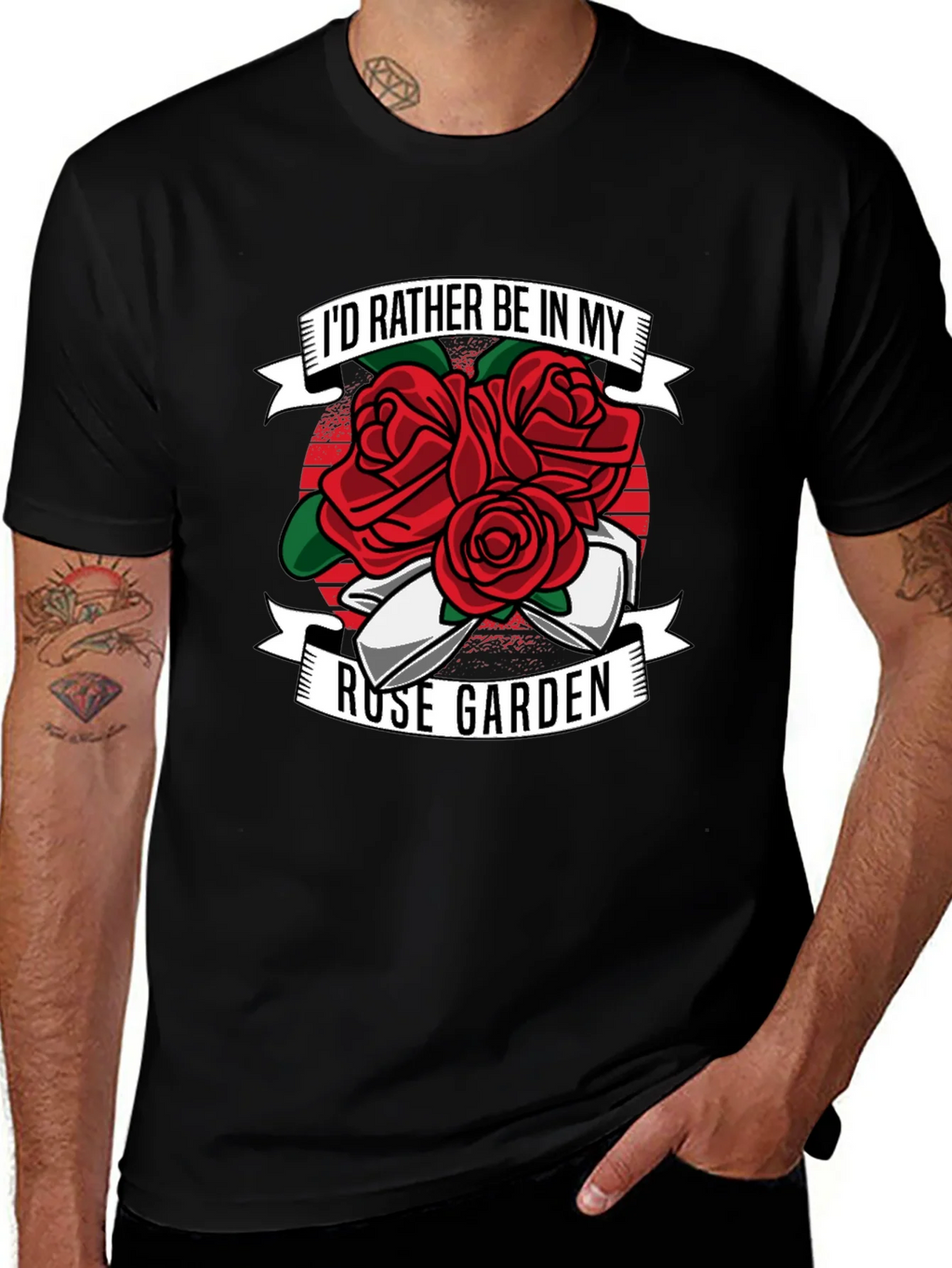 Rose Garden T-Shirt - Floral Graphic Tee product image 1