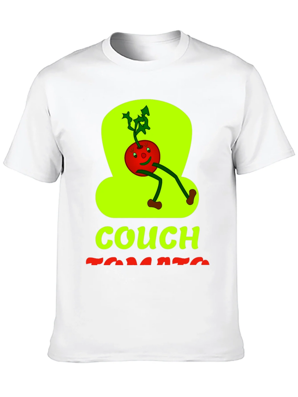 Couch Tomato Graphic Tee - Black Cotton Casual Wear product image 9