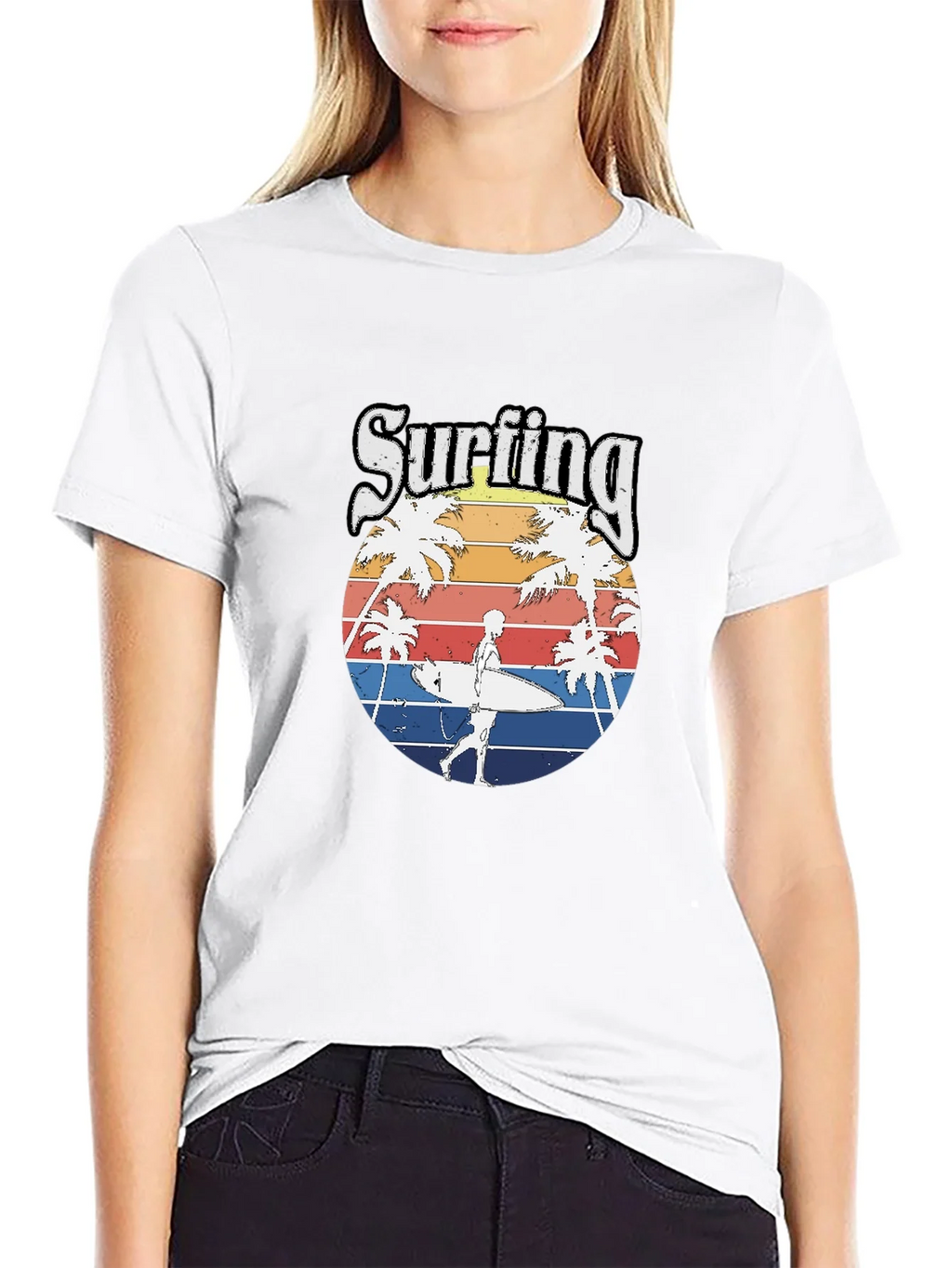 Surfing Beach Vibes T-Shirt - Retro Style product image 2