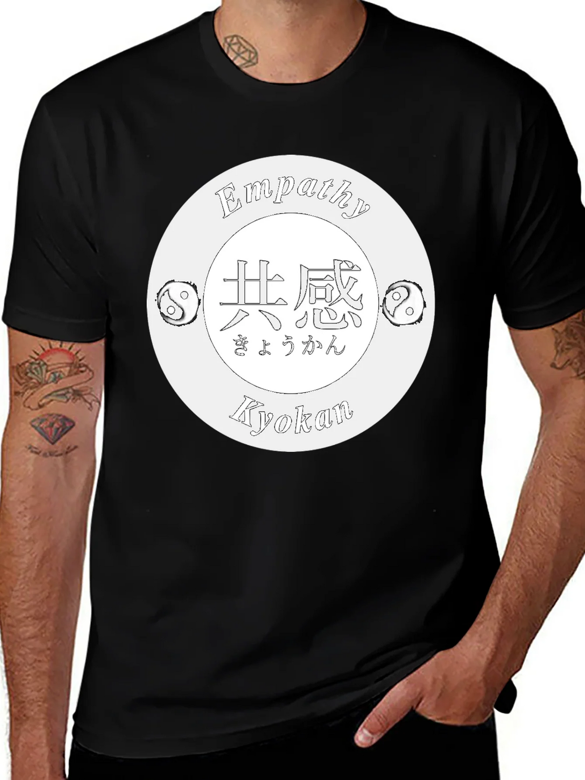Empathy Kyokan T-Shirt - Black Graphic Tee product image 1