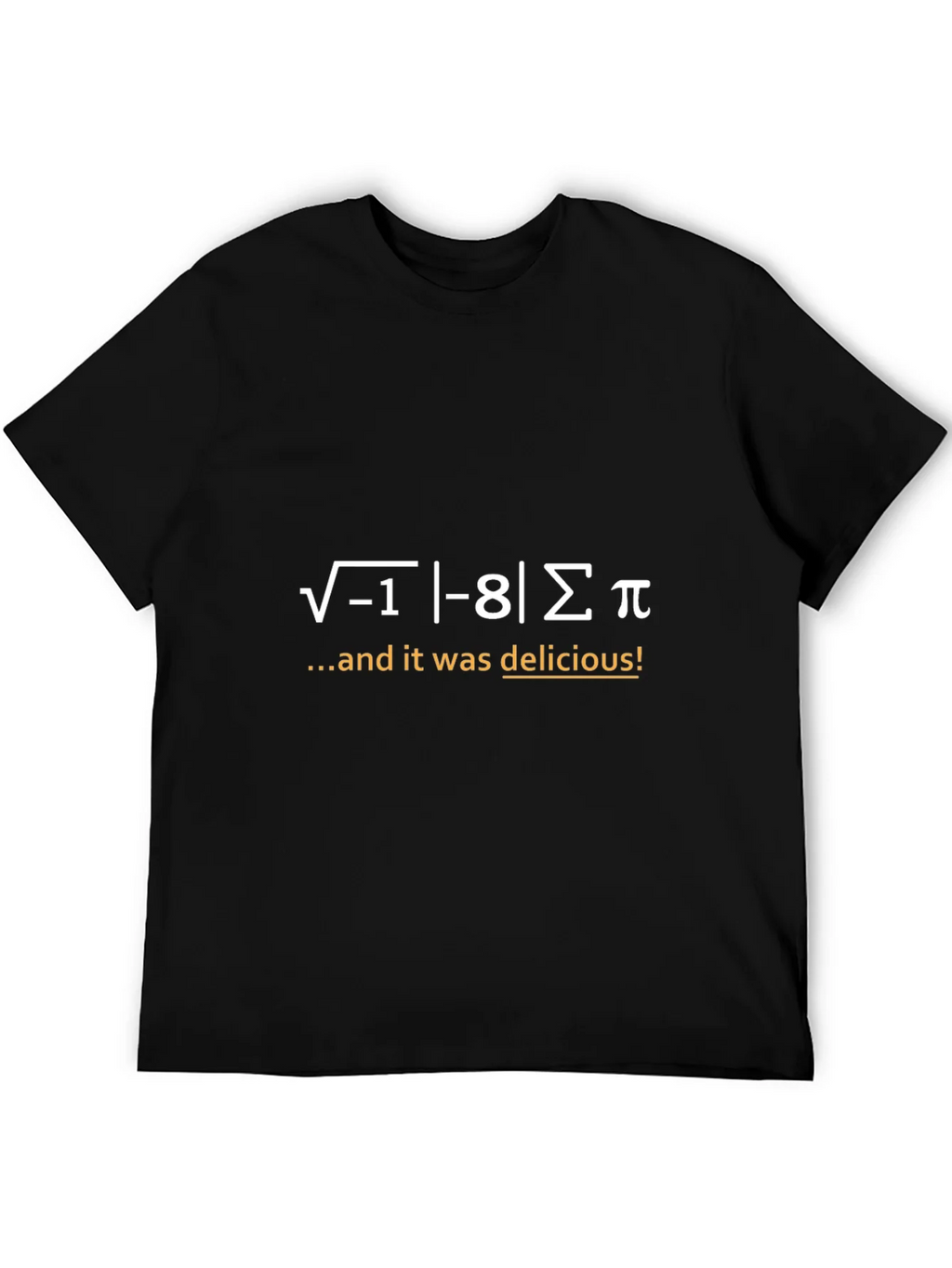 Math Humor Graphic T-Shirt - I 8 Sum Pi product image 5