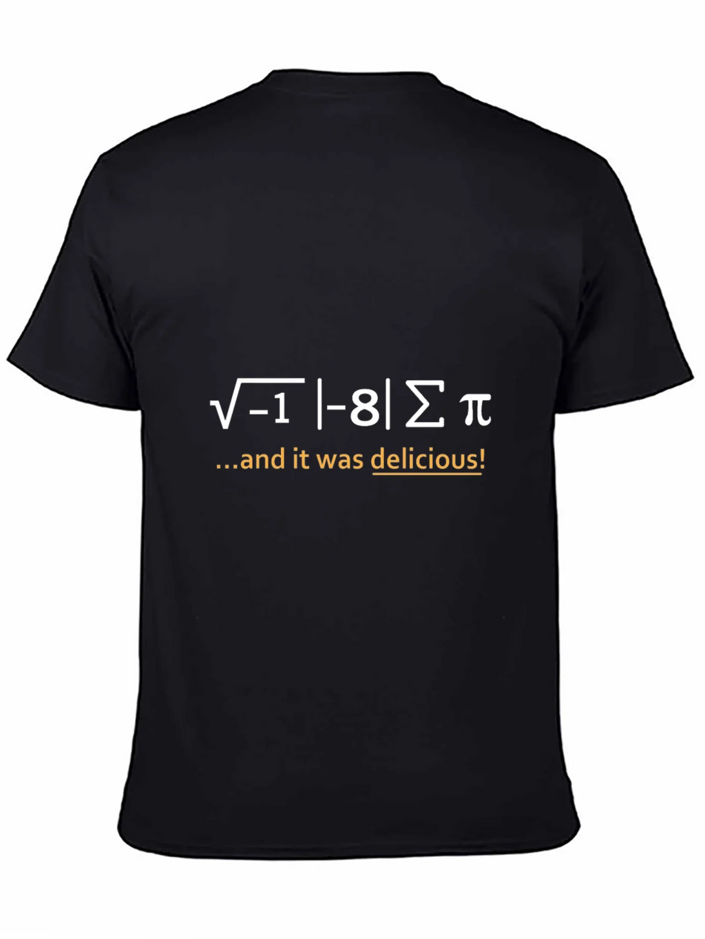 Math Humor Graphic T-Shirt - I 8 Sum Pi product image 4