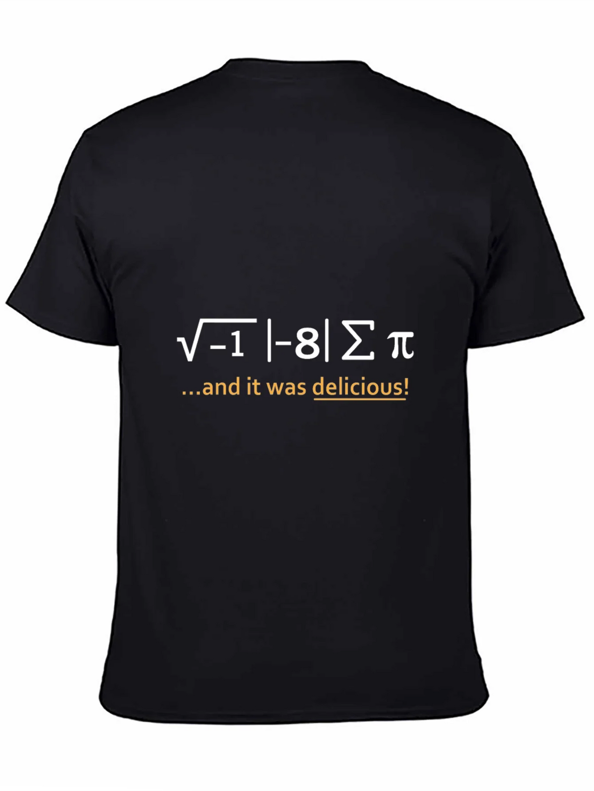 Math Humor Graphic T-Shirt - I 8 Sum Pi product image 4