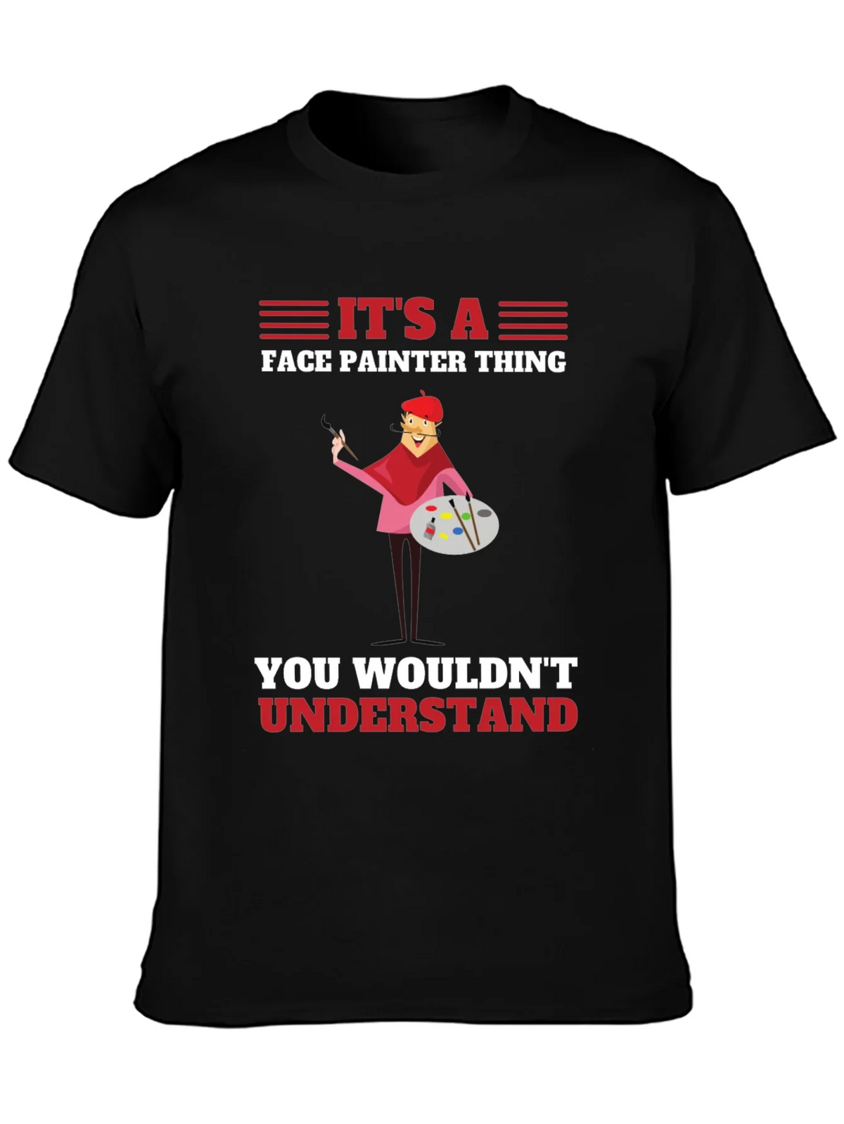 Face Painter Thing T-Shirt - Unique Artist Tee product image 3