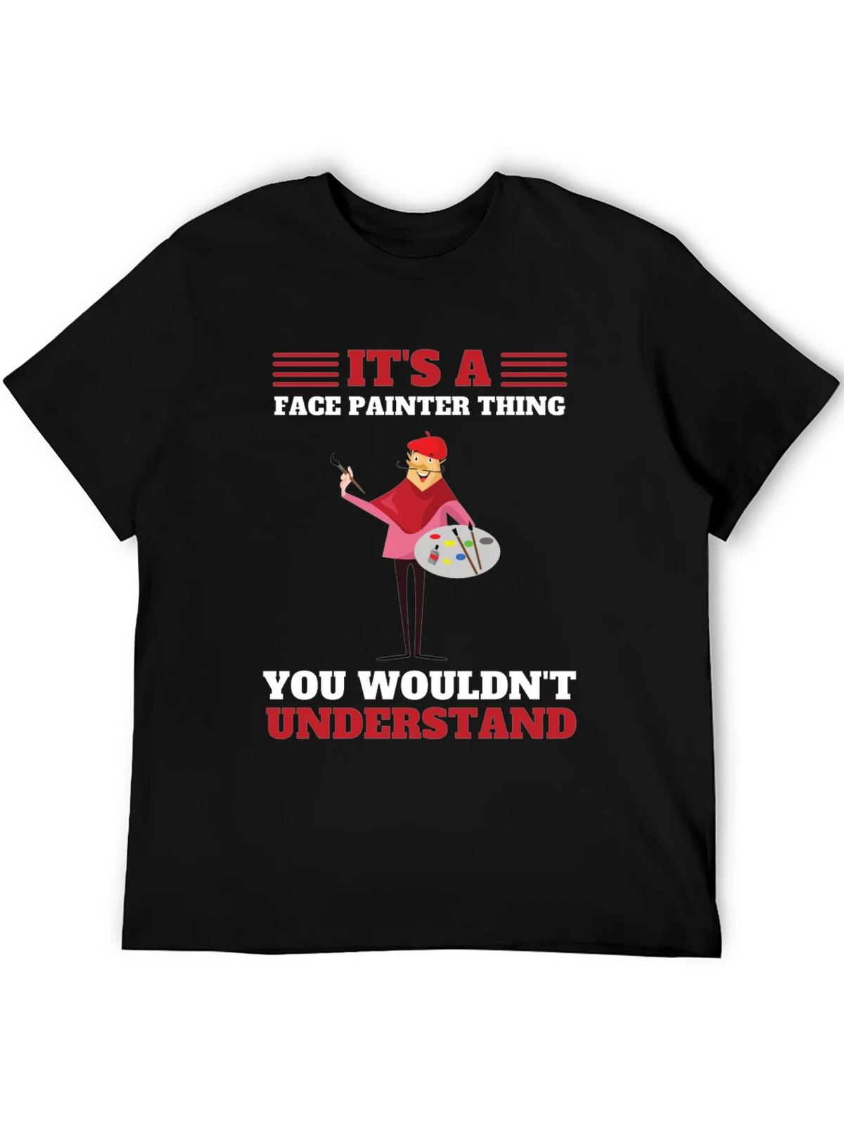 Face Painter Thing T-Shirt - Unique Artist Tee product image 5