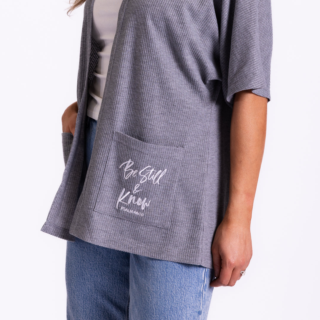 Be Still Waffle Knit Kimono product image 7