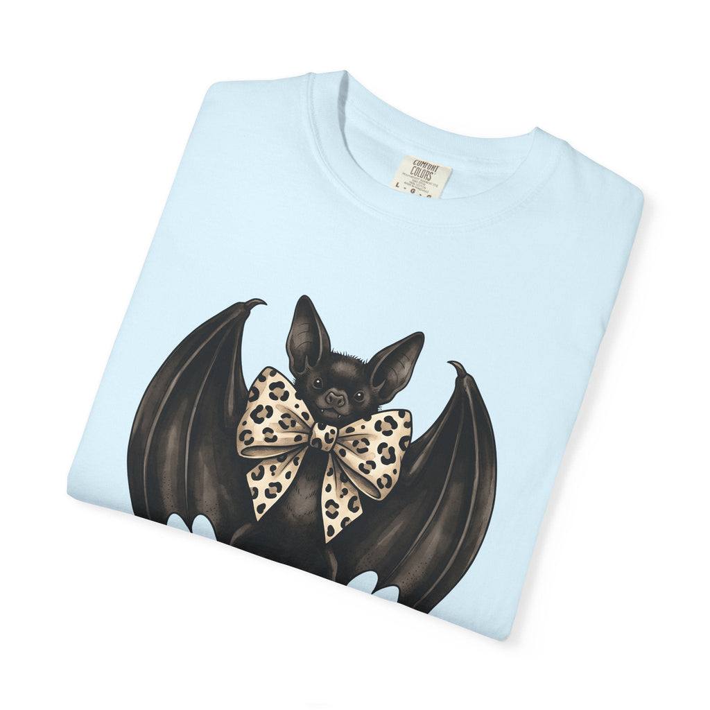 Bat Bow Tie Macabre T-Shirt – Spooky Chic Halloween Design product image 8