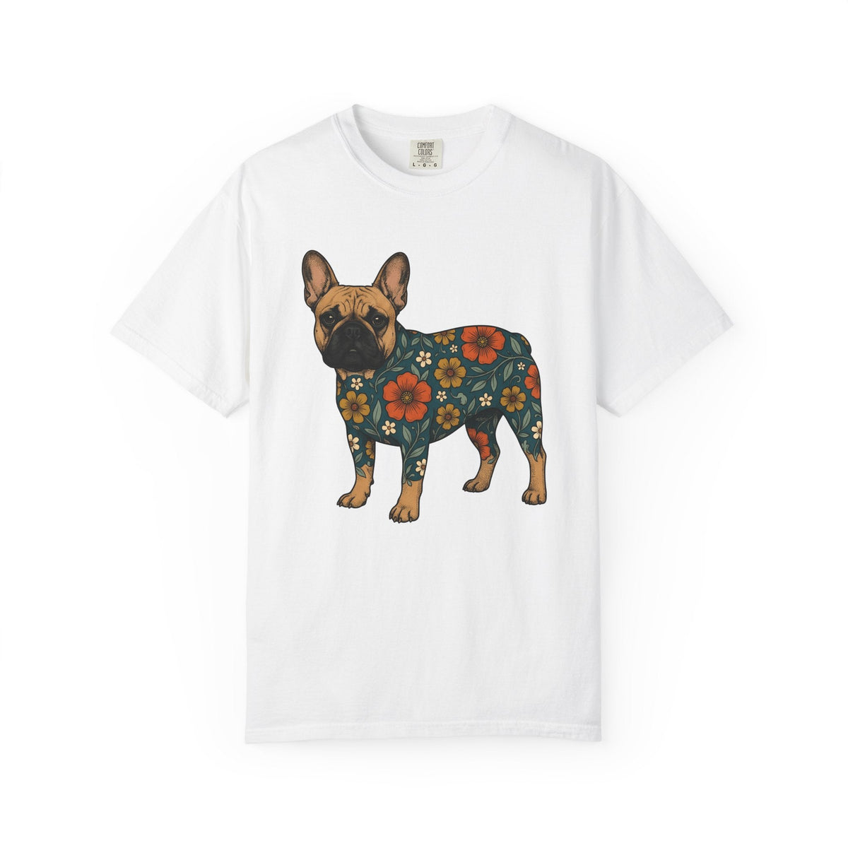 French Bulldog Shirt Dog Floral Unisex Gift Boho Tee product image 1