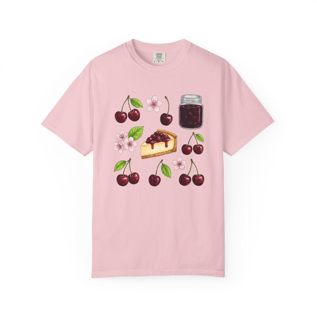 Cherry Tart Shirt Desserts Confections Unisex Gift Line Art product image 3